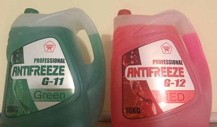 G11 – антифриз зеленого цвета